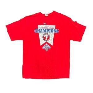 2008 Philadelphia Phillies World Series Champions Red XL T-Shirt Unisex